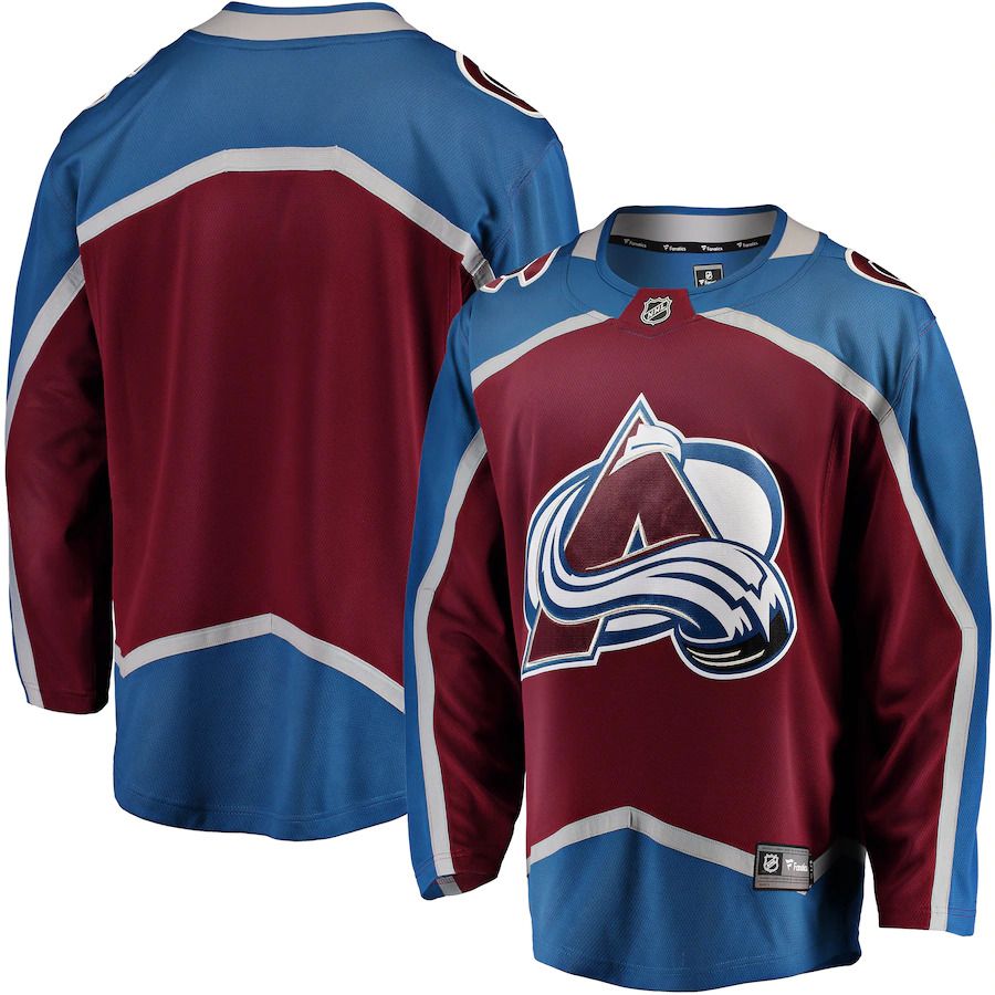 Men Colorado Avalanche Fanatics Branded Maroon Breakaway Home NHL Jersey